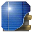 cellule solaire associée à un circuit collecteur thermique (hybride)