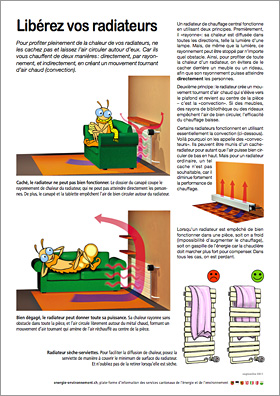Fiche-conseil sur le radiateur