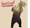 Affiche du festival: silhouette d'un ours qui hurle