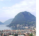 Vue de Lugano et du lac