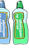 vinaigre de nettoyage et alcool de nettoyage