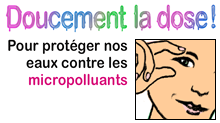 Logo de la campagne Doucement la dose!