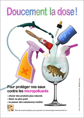 Affiche sur les micropolluants issus des ménages